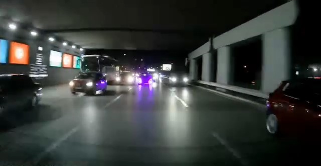 Bursa trafiğinde tehlikeli hareketler Bursa'da akan trafikte