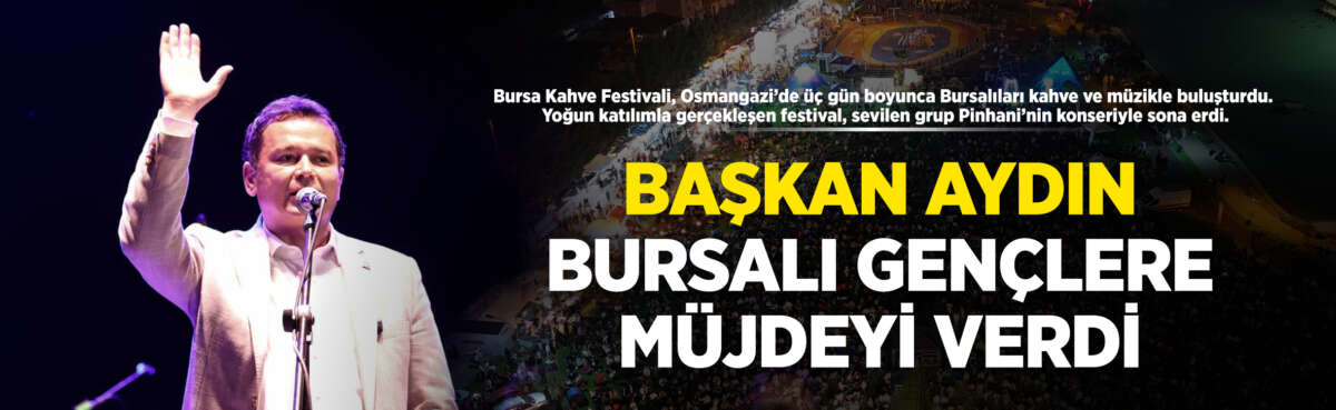 Bursa Kahve Festivali, Osmangazi’de üç