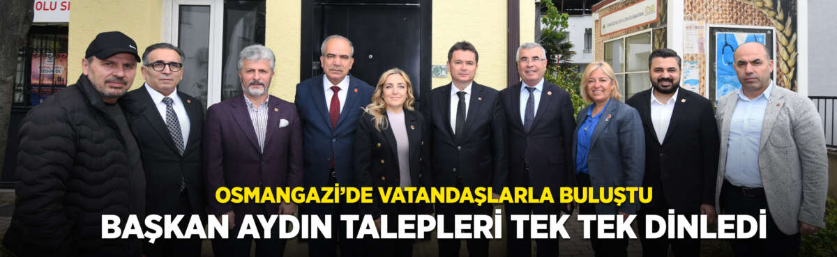 Osmangazi’de yerel yönetim ile vatandaşın