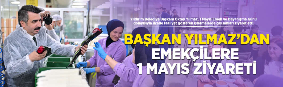 Yıldırım Belediye Başkanı Oktay Yılmaz,
