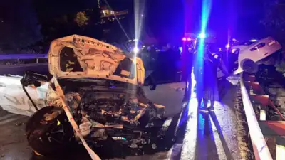 Burdur’un Bucak ilçesinde 4 aracın