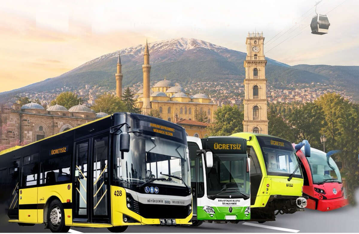 Bursa’da Kurban Bayramı boyunca ulaşım ücretsiz