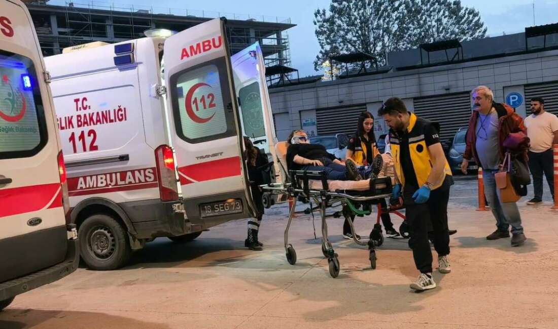 Bursa'nın İnegöl ilçesinde beton
