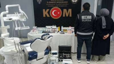 Bursa'nın İnegöl ilçesinde KOM polis