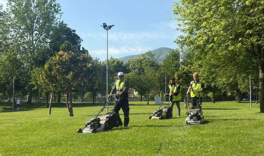 Bursa’da yeşil alanlar bayrama ve yaza hazır Bursa Büyükşehir Belediyesi, Kurban