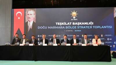 Bursa'da düzenlenen AK Parti Doğu