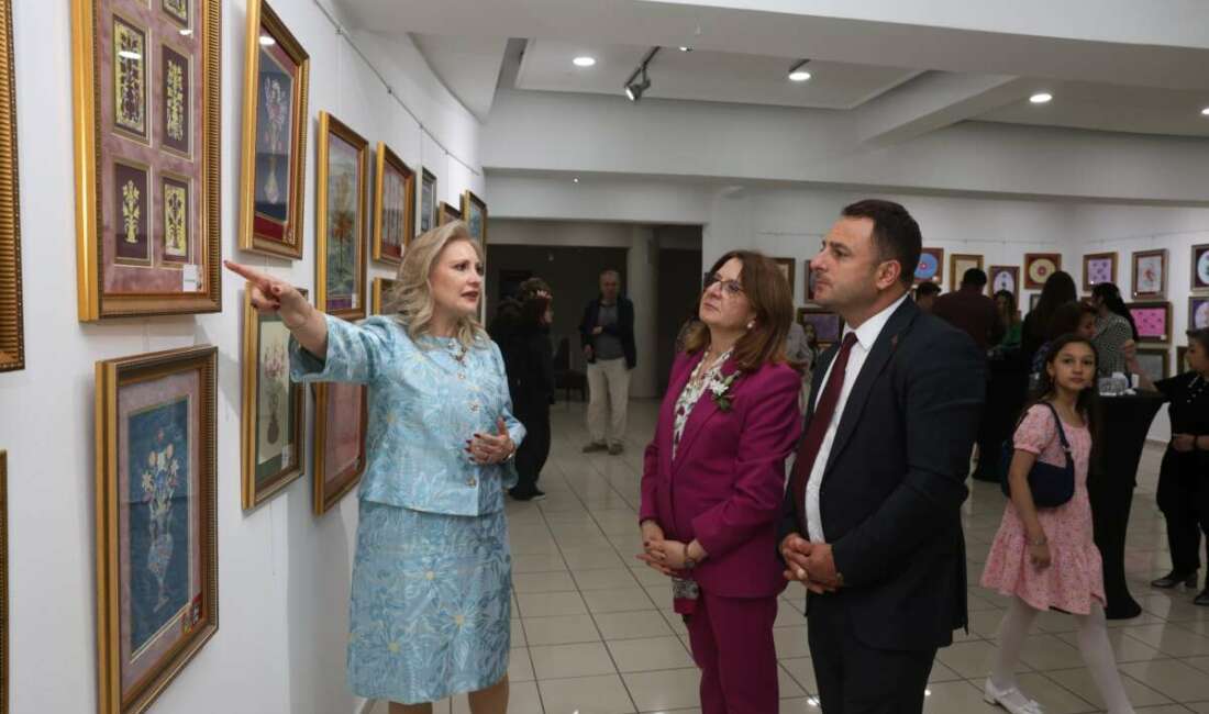 Bu sergide 36 kursiyerin hazırladığı 114 eser bulunuyor! Bu sergide 36 kursiyerin hazırladığı 114 eser bulunuyor!