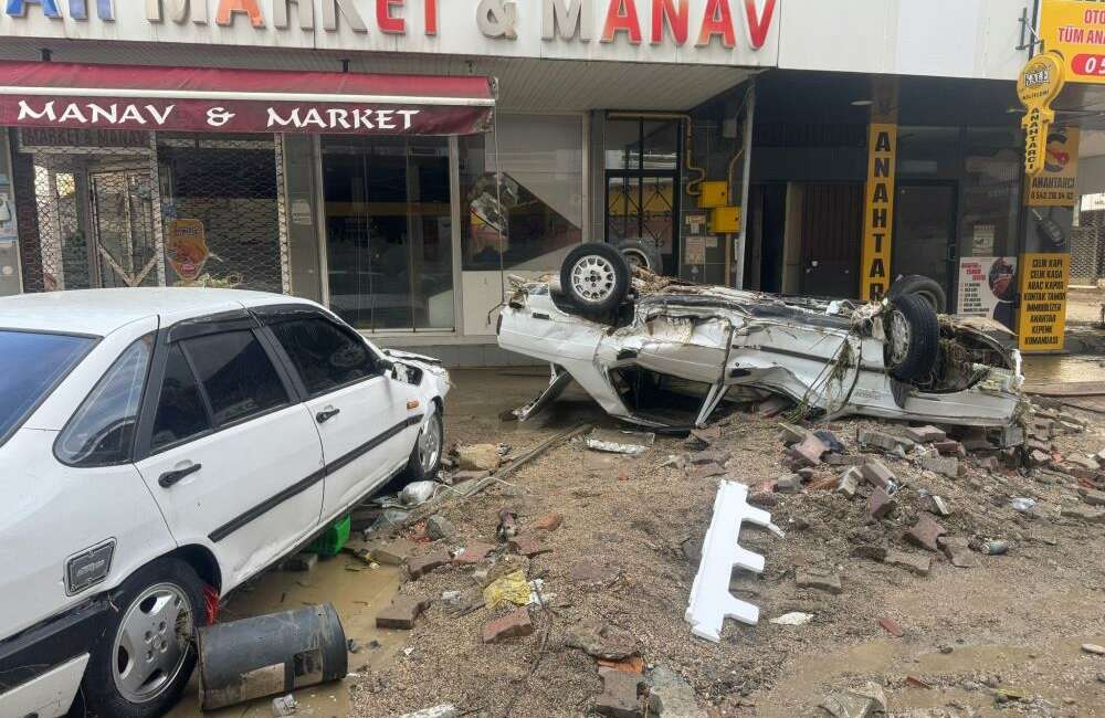 Samsun’un Havza ilçesinde sel