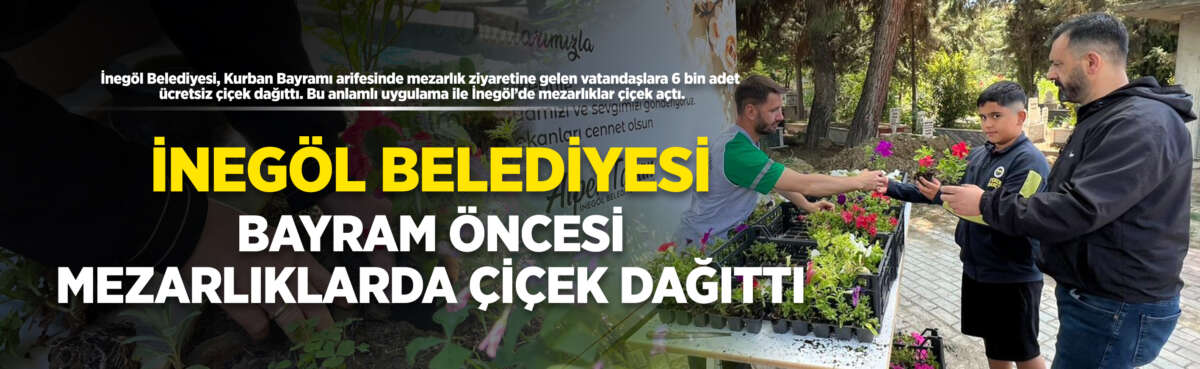 İnegöl Belediyesi, Kurban Bayramı arifesinde