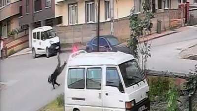 Bursa’nın İnegöl ilçesinde otomobil ile