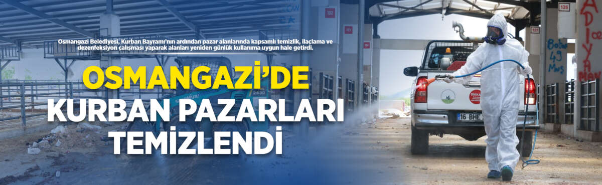 Bursa’da vatandaşların kurbanlık alışverişlerini rahat