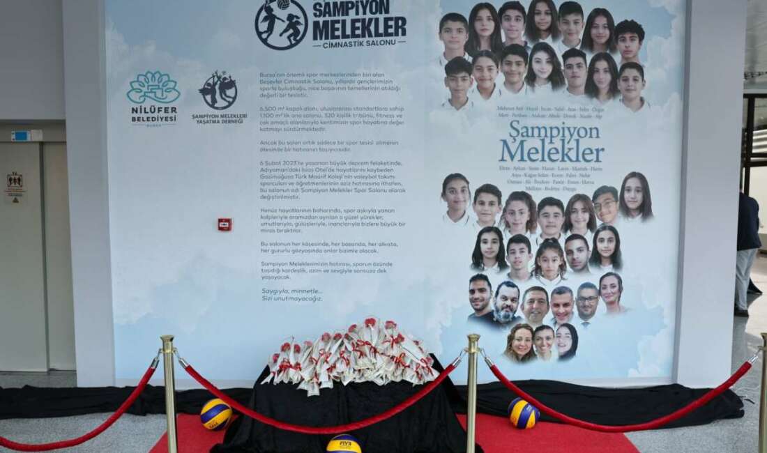 KKTC’li “Şampiyon Melekler”in adı Nilüfer’de ölümsüzleşti Nilüfer Belediyesi, 6 Şubat