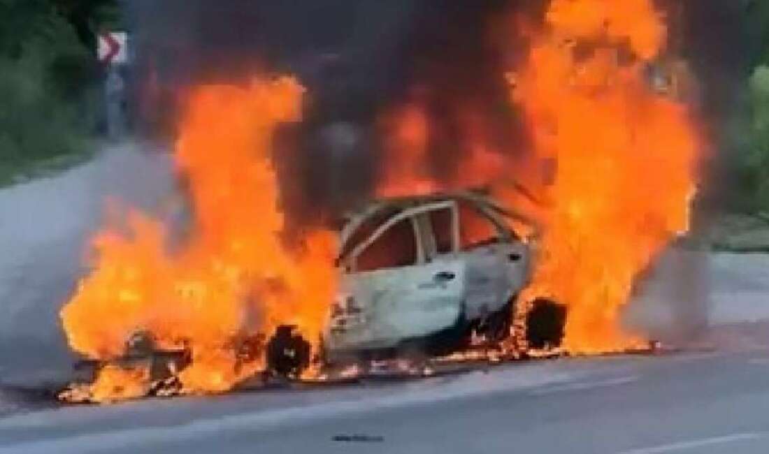 Bursa'da seyir halindeki araç henüz