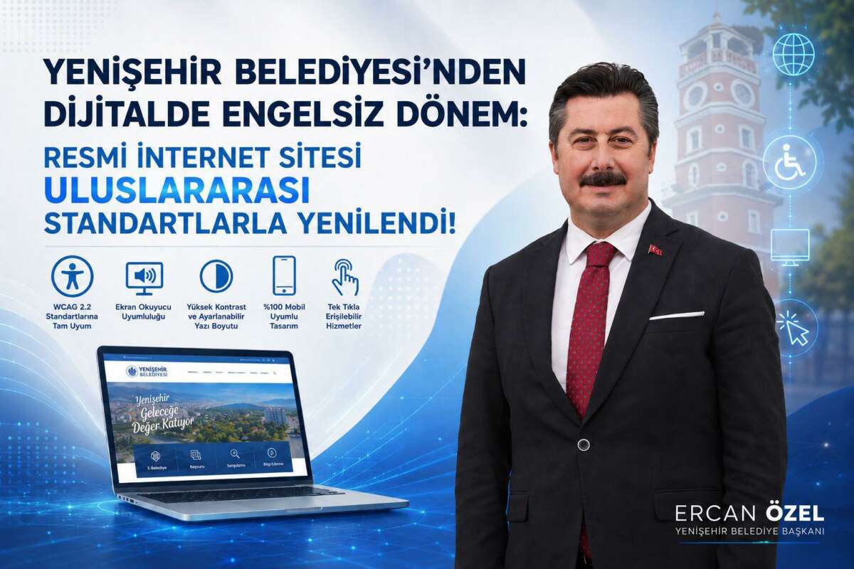 Yenişehir Belediyesi’nden dijitalde engelsiz dönem