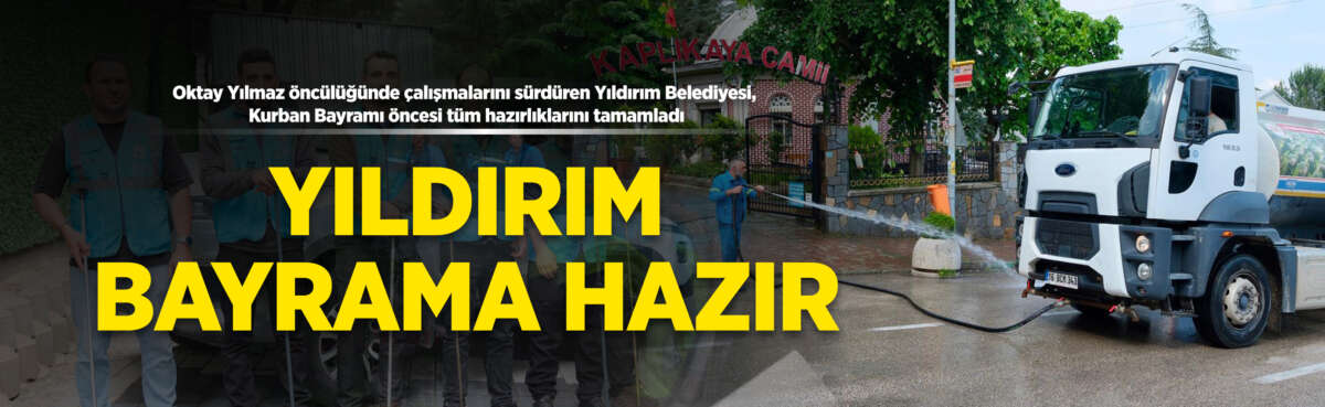 Yıldırım Belediye Başkanı Oktay Yılmaz,