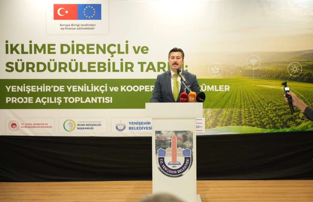 Yenişehir tarımında dijital devrim: 464 bin euroluk proje başlıyor