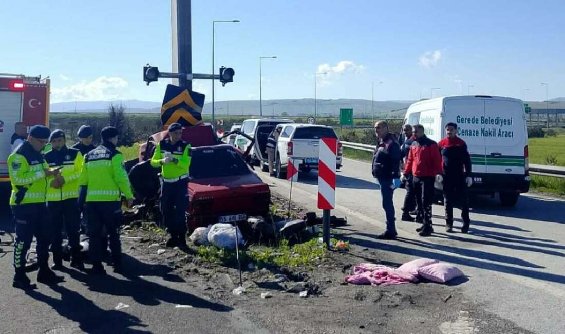 Bolu’da yön tabelasının beton