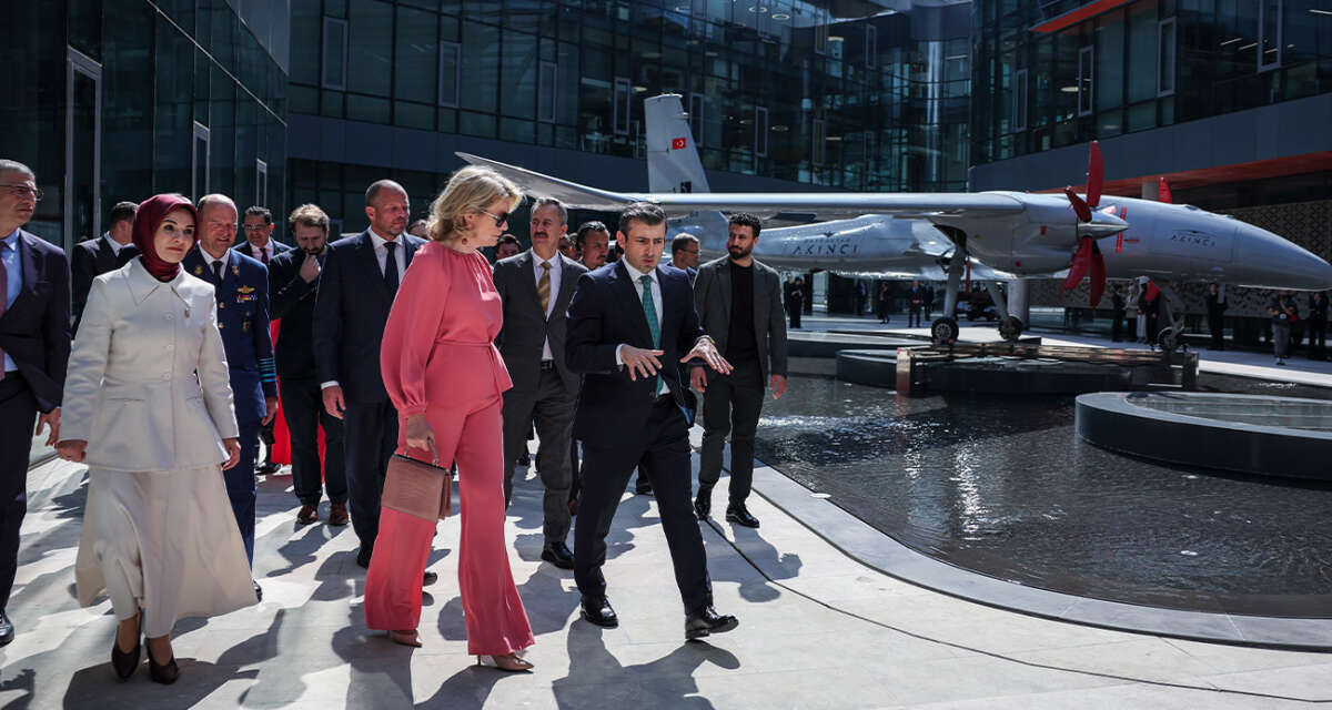 Belçika Kraliçesi Mathilde’den Baykar’a ziyaret