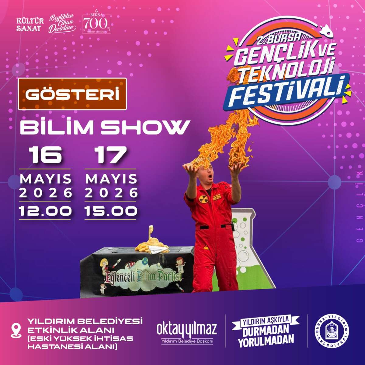 Bursa Yıldırım’da bu festival gençleri bilim ve teknoloji ile buluşturacak!