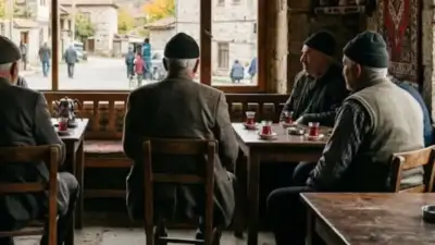 Köy kahvehanesi işletmecisinin kapalı alanda