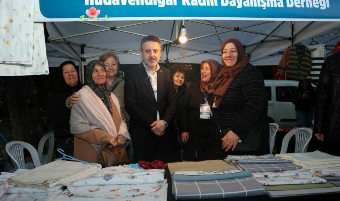 Şahin Biba; Üreten kadınların her zaman yanındayız Bursa Büyükşehir Belediyesi’nin