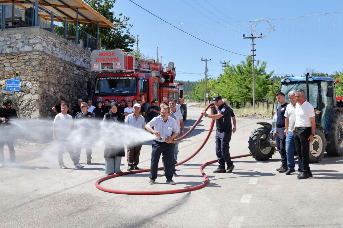 Kırsalda yangına karşı Bursa’nın eli güçleniyor