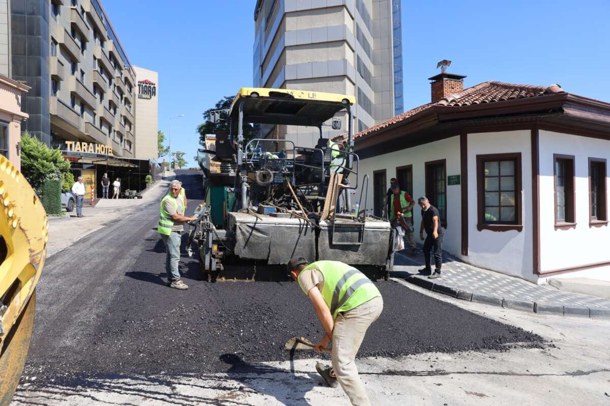Bursa Çekirge’ye asfaltlama çalışması yapıldı!