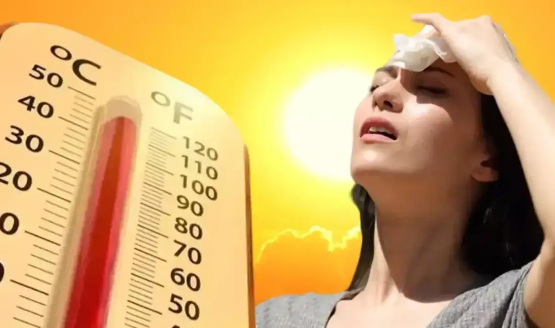 Afrika üzerinden gelen sıcak