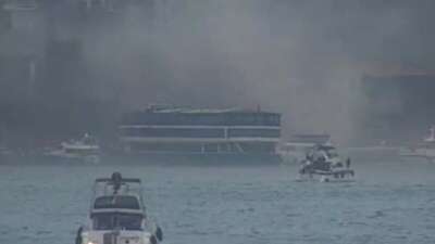 Bebek Sahili’nde meydana gelen tekne