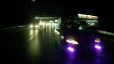 Bursa'da trafikte makas atarak ilerleyen