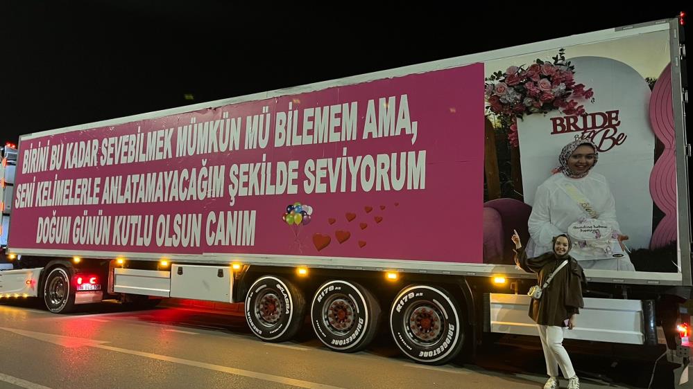 Böyle doğum günü görülmedi! Bursa'da 1 yıldır evli