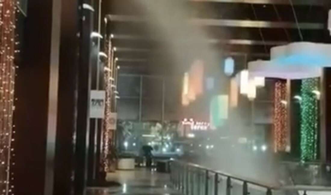 Bursa’da alışveriş merkezinde panik Bursa’da bir alışveriş merkezinde