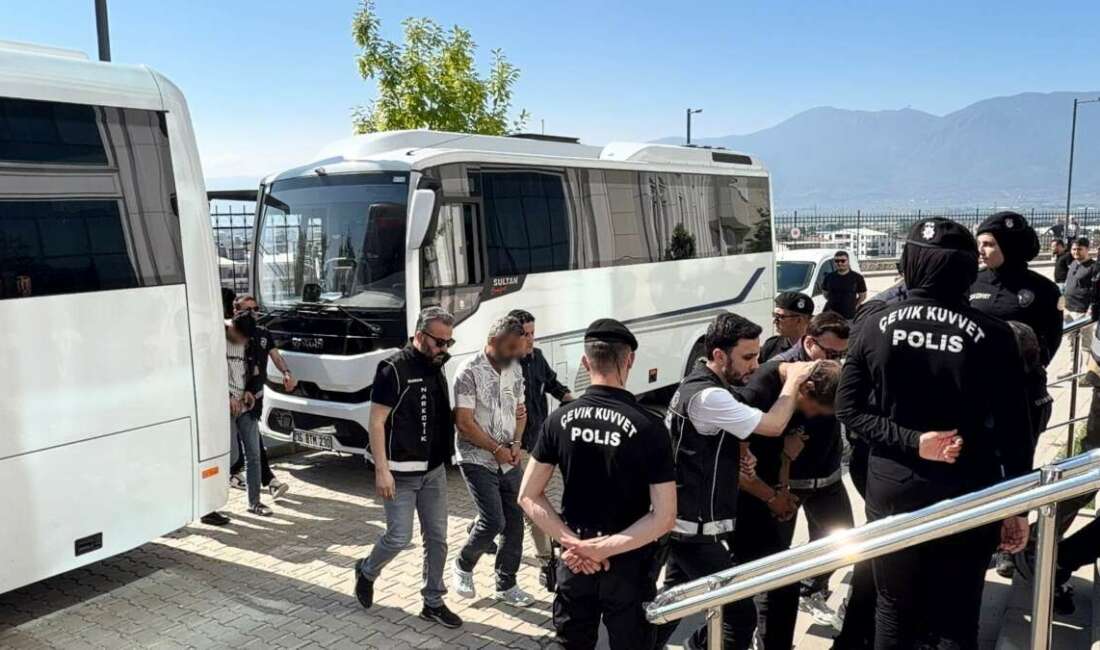 Bursa merkezli 4 ildeki uyuşturucu operasyonunda 40 tutuklama Bursa’nın Orhangazi ilçesi merkezli