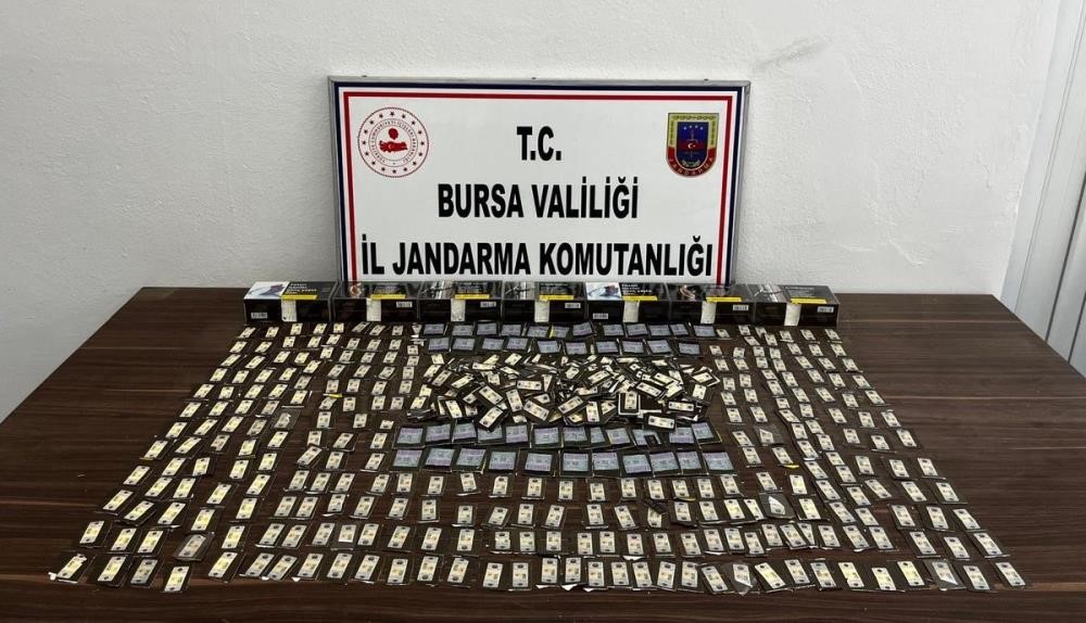 Bursa'da jandarma ekiplerince kaçak