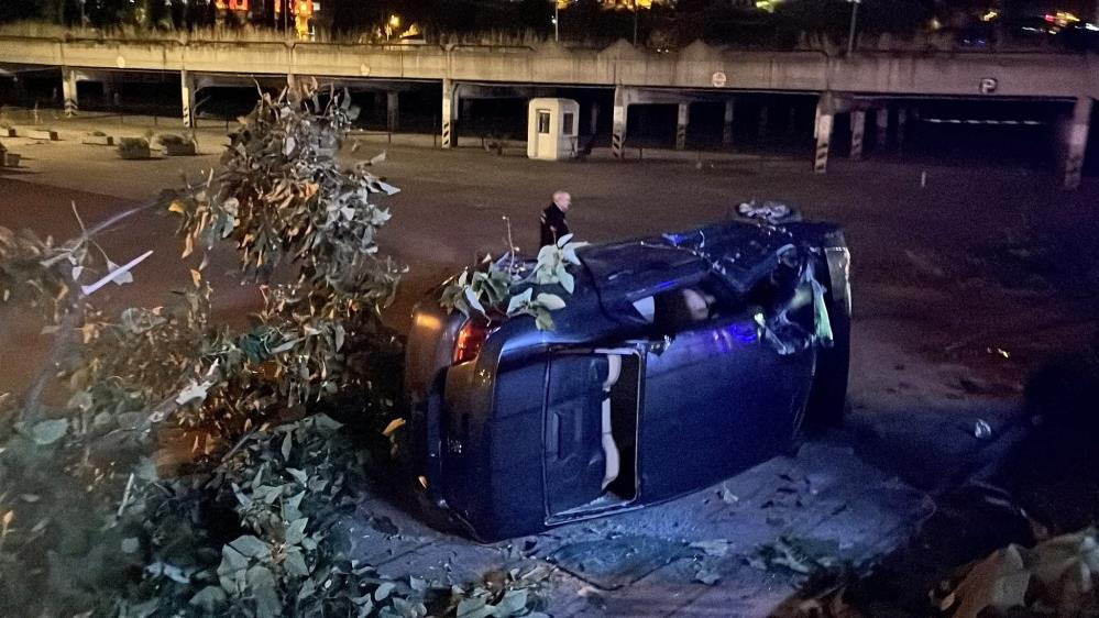 Bursa alkollü sürücü önce kazaya neden oldu sonra kaçtı! Bursa'da alkollü olduğu iddia