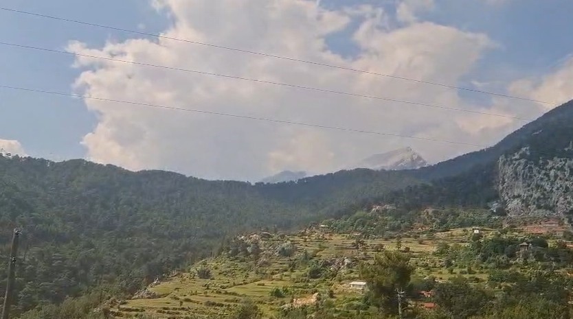 Antalya’da orman yangını kontrol altına alındı Antalya'nın Serik ilçesinde yıldırım
