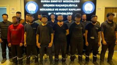 Bursa’da kaçak göçmenlere geçit yok Bursa'da kaçak göçmen işçi çalıştırıldığı
