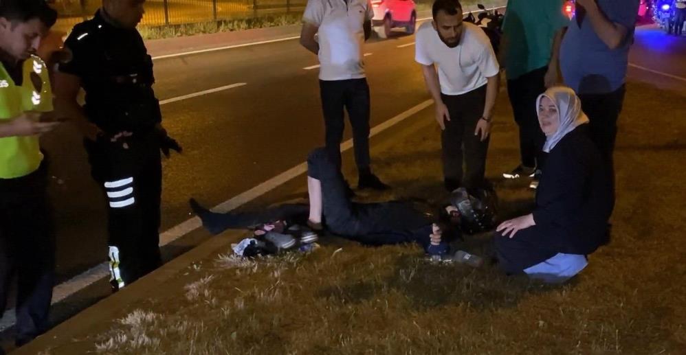 Bursa’da kazayı duyup gelen anne duygusal anlar yaşattı! Bursa'nın İnegöl ilçesinde meydana