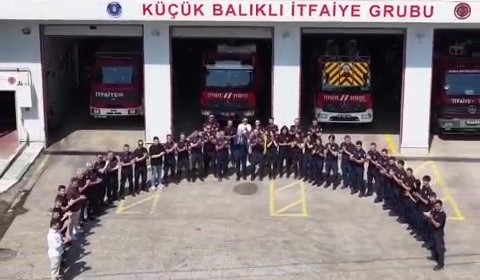 Bursa itfaiyesi milli takımın yanında Bursa Büyükşehir Belediyesi İtfaiye