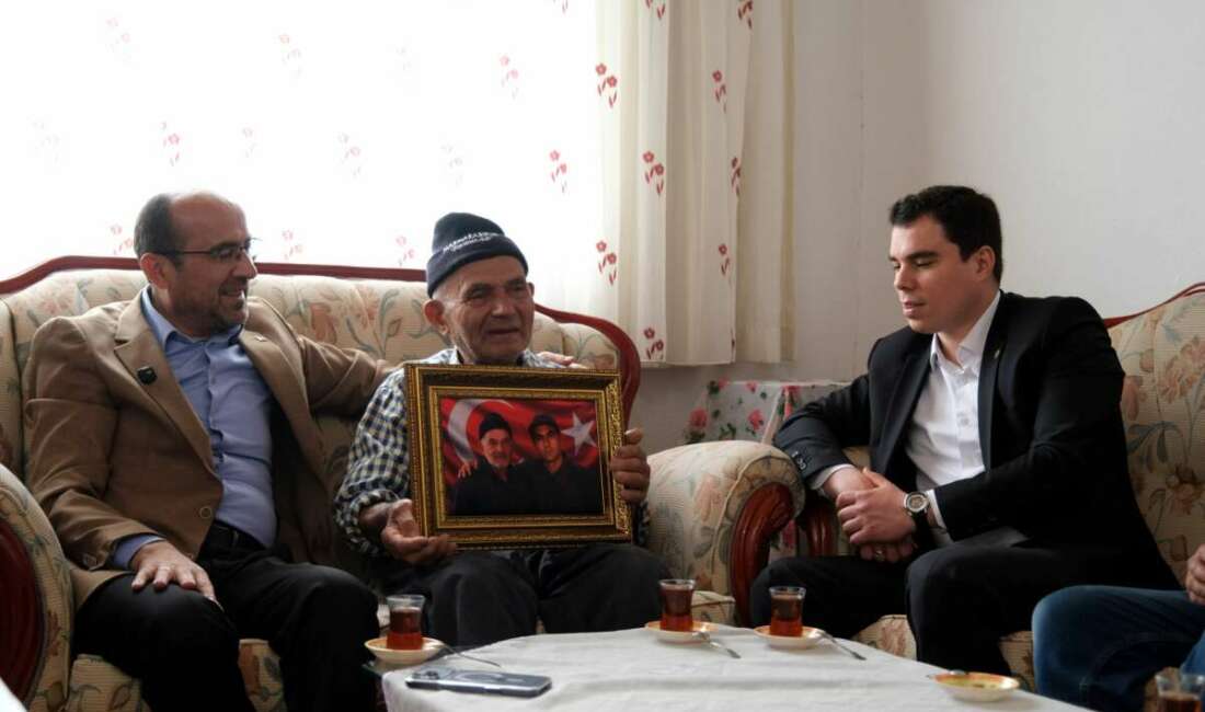 Babalar gününde şehit aileleri unutulmadı Orhaneli Kaymakamı Muhammed Furkan