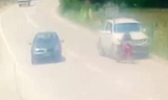 Bursa'nın İnegöl ilçesinde kamyonet