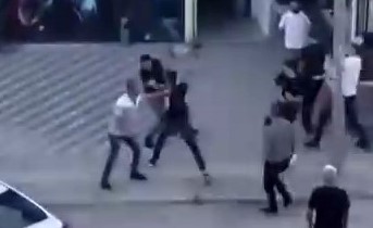 Bursa'nın İnegöl ilçesinde iki grup