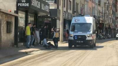 Bursa'nın İnegöl ilçesinde dökülen mazot
