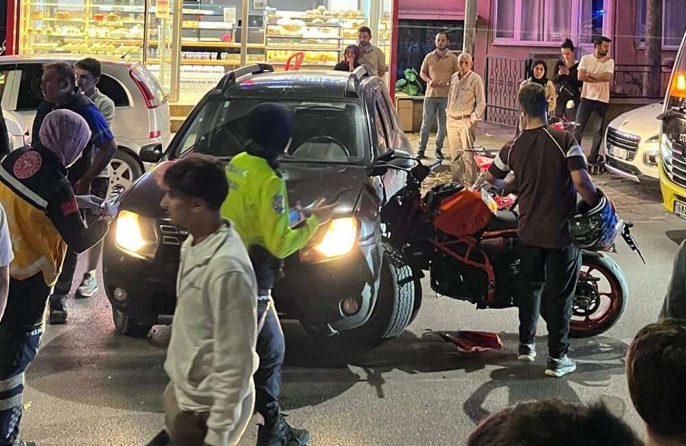 Bursa’da feci kaza; Araca saplandı… Bursa'nın İnegöl ilçesinde meydana