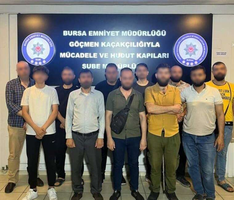 Bursa’da kaçak göçmenlere geçit yok! Bursa'da düzensiz göç ve