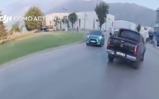  Bursa'da bir sürücü, trafik