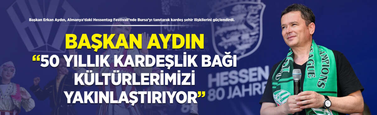 Osmangazi Belediye Başkanı Erkan Aydın,