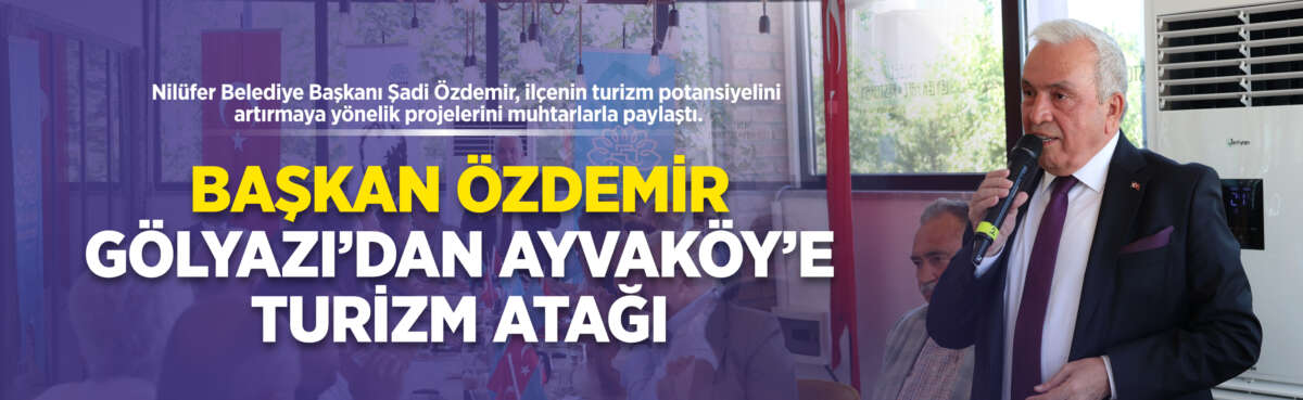 Nilüfer Belediye Başkanı Şadi Özdemir,