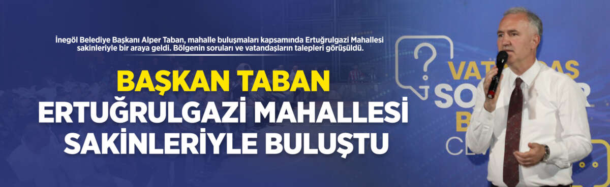 İnegöl Belediye Başkanı Alper Taban,