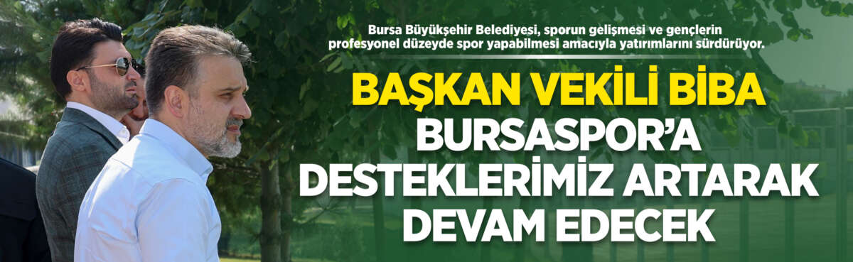 Bursa Büyükşehir Belediyesi, sporun gelişmesi